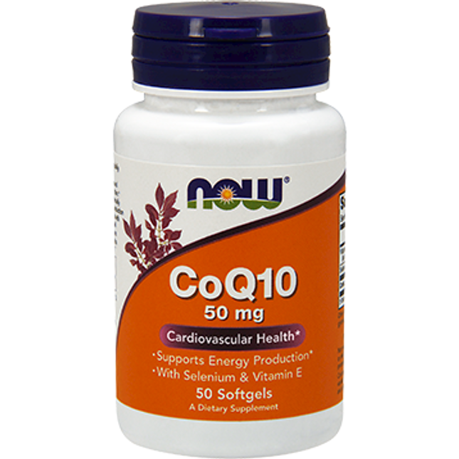 Now CoQ10 100 mg 50 softgels