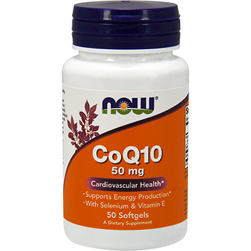 Now CoQ10 100 mg 50 softgels