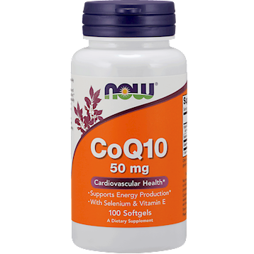Now CoQ10 50 mg 100 softgels