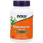 Now Elderberry 500 mg 120 vegcaps