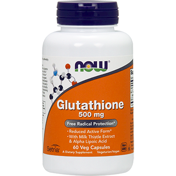 Now Glutathione 500 mg 60 vcaps