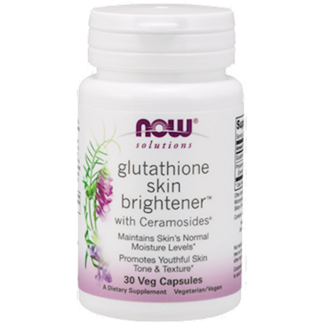 Now Glutathione Skin Brightener 30 vegcaps