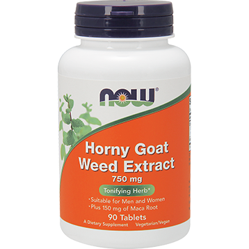Now Horny Goat Weed Extract 750 mg 90 tabs