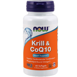 Now Krill Oil & CoQ10 60 softgels