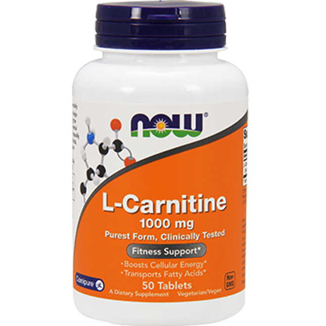 Now L-Carnitine 1000mg 50 tabs