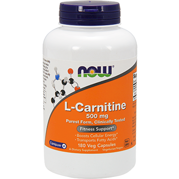 Now L-Carnitine 500 mg 180 vcaps