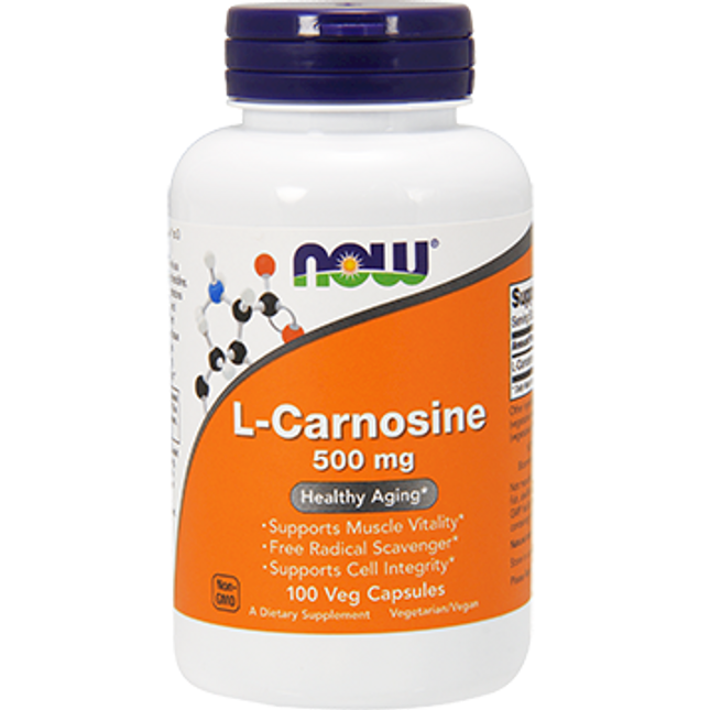 Now L-Carnosine 500 mg 100 vcaps