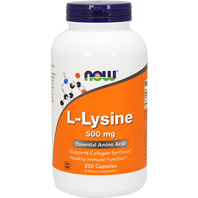 Now L-Lysine 500 mg 250 caps