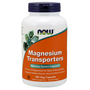 Now Magnesium Transporters 180 vegcaps