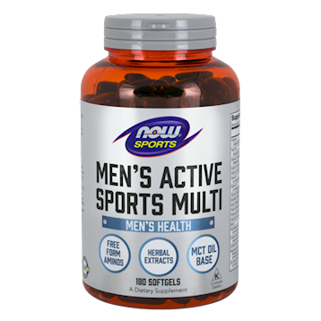Now Men's Active Sports Multi 180 softgels