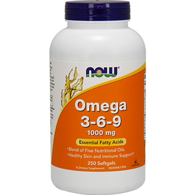 Now Omega 3-6-9 1000 mg 250 softgels