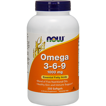 Now Omega 3-6-9 1000 mg 250 softgels