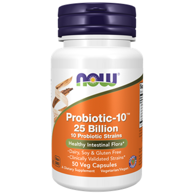 Now Probiotic-10 25 Billion 50 vcaps