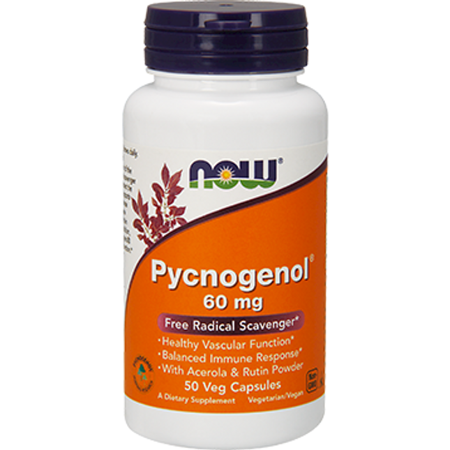 Now Pycnogenol 60 mg 50 vcaps