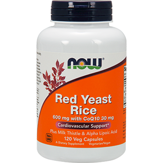 Now Red Yeast Rice and CoQ10 120 vegcaps