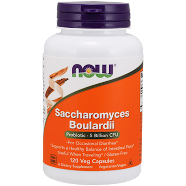 Now Saccharomyces Boulardii 120 vegcaps