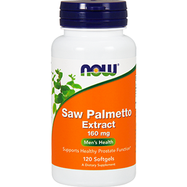 Now Saw Palmetto Extract 160 mg 120 softgels