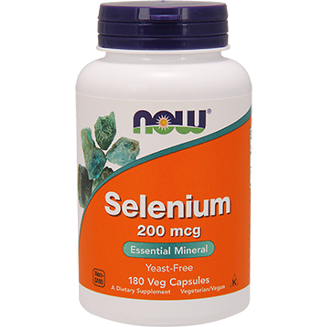 Now Selenium (Yeast Free) 200 mcg 180 vcaps