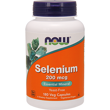 Now Selenium (Yeast Free) 200 mcg 180 vcaps