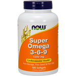 Now Super Omega 3-6-9 1200 mg 180 softgels