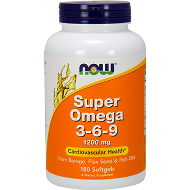 Now Super Omega 3-6-9 1200 mg 180 softgels