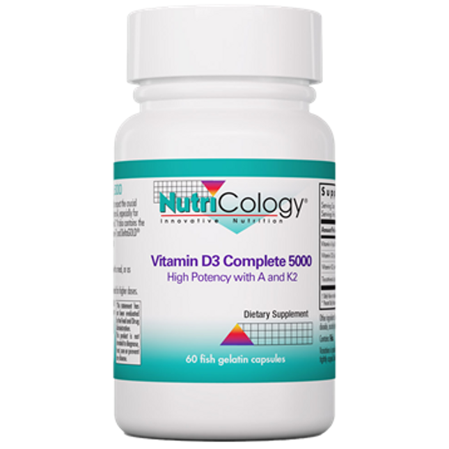 Nutricology Vitamin D3 Complete 5000 60 gelcaps