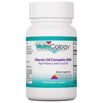 Nutricology Vitamin D3 Complete 5000 60 gelcaps