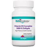 Nutricology Vitamin D3 Complete 5000 IU 120 softgels
