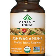Organic India Ashwagandha 180 vegcaps