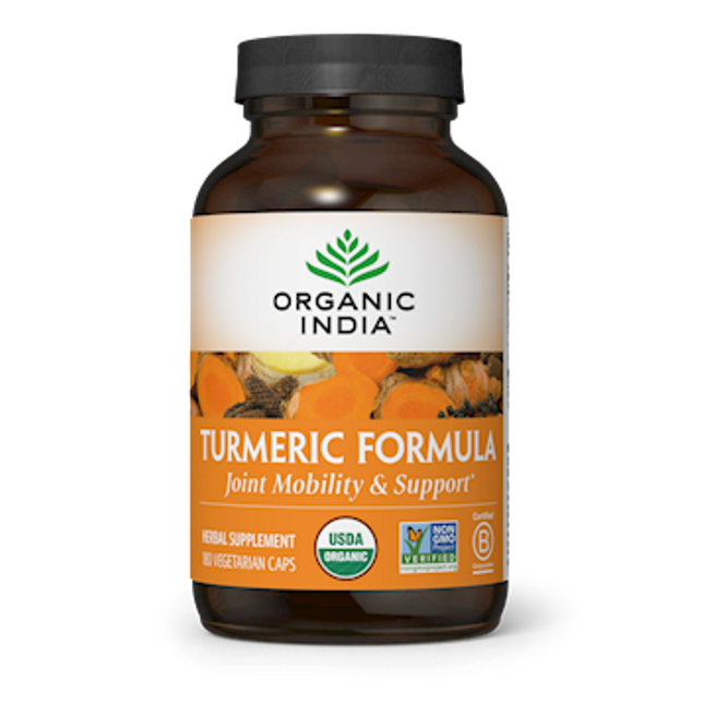 Organic India Turmeric Formula 180 vegcaps