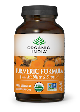 Organic India Turmeric Formula 180 vegcaps