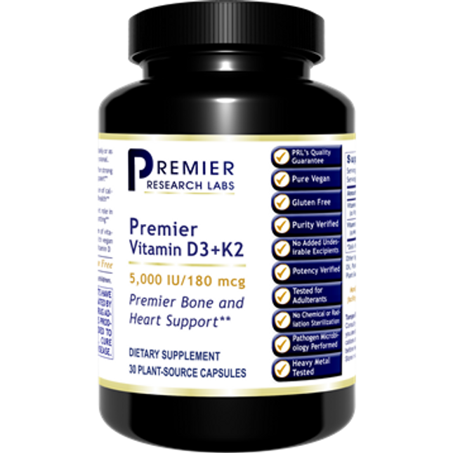 Premier Research Labs Vitamin D3+K2 Premier 30 caps
