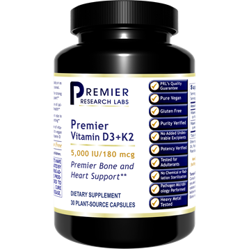 Premier Research Labs Vitamin D3+K2 Premier 30 caps