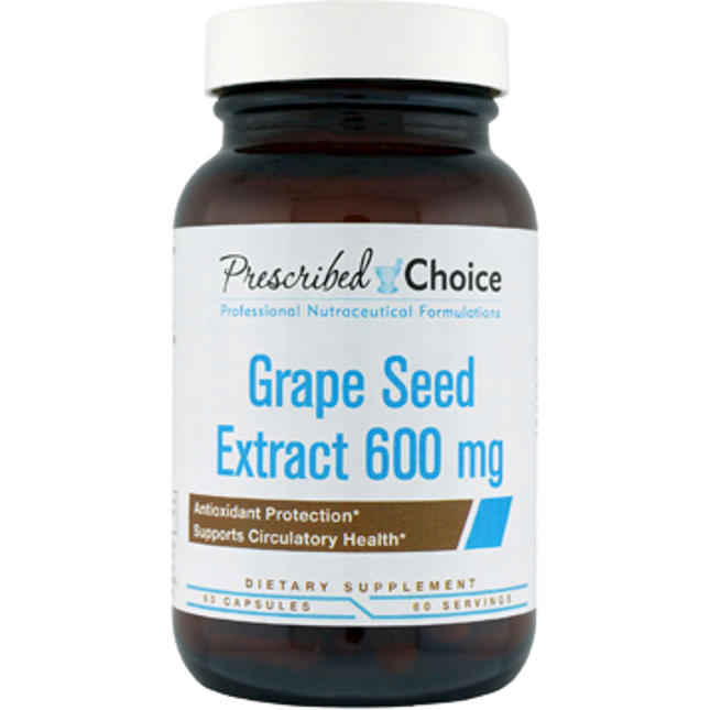Prescribed Choice Grape Seed Extract 600 mg 60 vegcaps