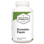 Professional Formulas Bromelain Papain - 180 Capsules