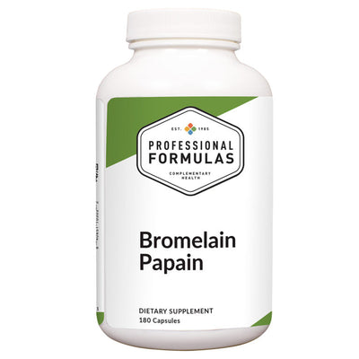 Professional Formulas Bromelain Papain - 180 Capsules