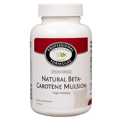 Professional Formulas Natural Beta Carotene 120prls