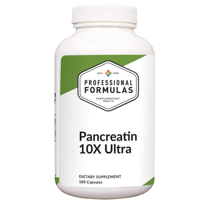 Professional Formulas Pancreatin 10X Ultra - 180 Capsules