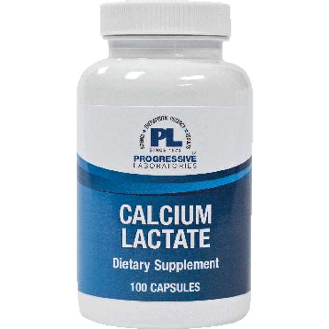 Progressive Labs Calcium Lactate 115 mg 100 caps