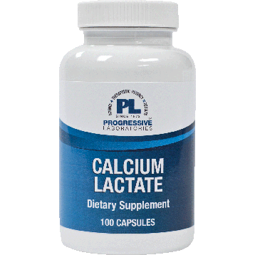 Progressive Labs Calcium Lactate 115 mg 100 caps
