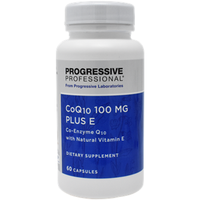 Progressive Labs CoQ10 100 mg Plus E 60 caps