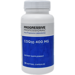 Progressive Labs CoQ10 w/Rice Bran Oil 400 mg 30 gels