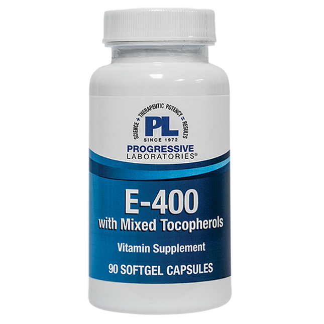Progressive Labs E-400 w/Mixed Tocopherols 90 softgels