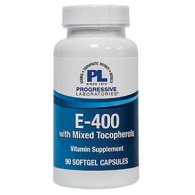 Progressive Labs E-400 w/Mixed Tocopherols 90 softgels