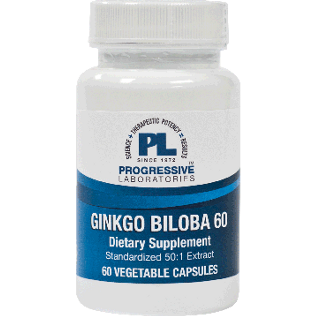 Progressive Labs Ginkgo Biloba 60 60 vegcaps