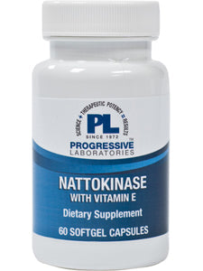 Progressive Labs Nattokinase with Vitamin E 60 gels