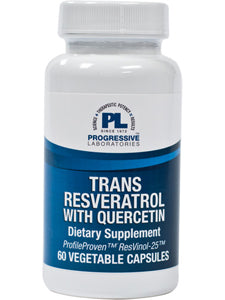 Progressive Labs Trans Resveratrol w/Quercetin 60 vcaps