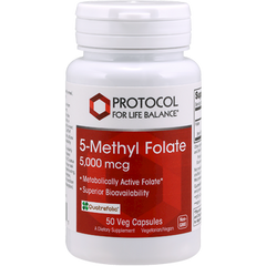 Protocol for Life Balance 5 Methyl Folate 5,000 mcg 50 vegcaps
