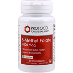 Protocol for Life Balance 5 Methyl Folate 5,000 mcg 50 vegcaps
