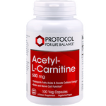 Protocol for Life Balance Acetyl-L-Carnitine 500 mg 100 caps